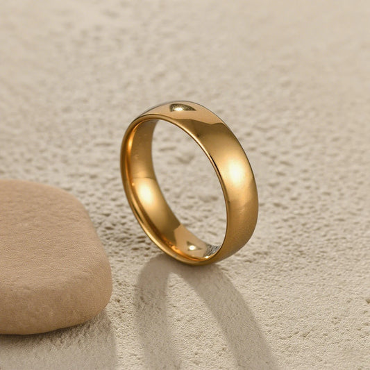Pierścionek prosty, klasyczny