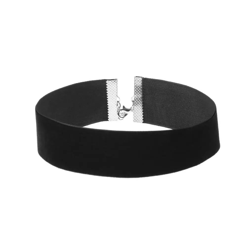 Naszyjnik choker, elastyczny czarny tatuaż