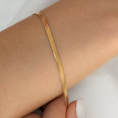 Minimalistyczna bransoletka bangle dla kobiet, ze stali nierdzewnej, klasyczny, typu snake