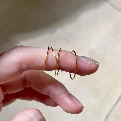 Klasyczny pierścionek ze stali nierdzewnej pozłacany 14K – minimalistyczny, elegancki, trwały