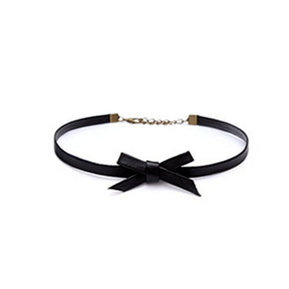 Naszyjnik choker, elastyczny czarny tatuaż