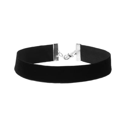 Naszyjnik choker, elastyczny czarny tatuaż