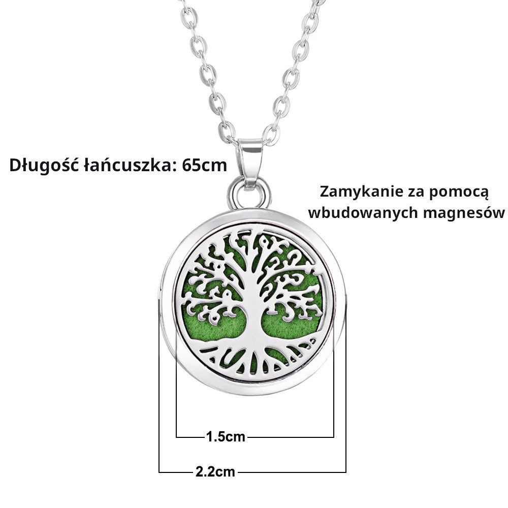 Naszyjnik aromaterapeutyczny Drzewo Życia