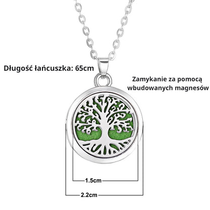 Naszyjnik aromaterapeutyczny Drzewo Życia